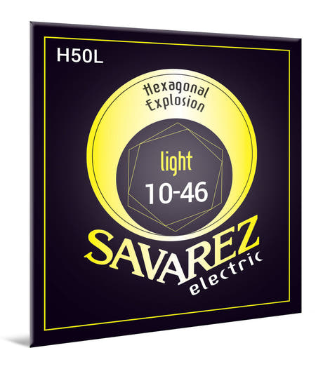 Savarez H50L Hexagonal Explosion elguitarstrenge, light .010 til .046