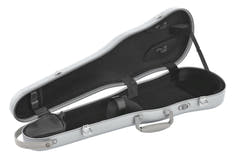 GEWA Polycarbonate formkasse til violin 1/2-4/4, sølv