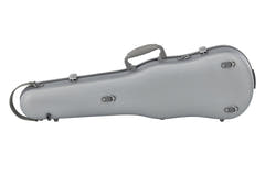 GEWA Polycarbonate formkasse til violin 1/2-4/4, sølv