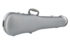GEWA Polycarbonate formkasse til violin 1/2-4/4, sølv