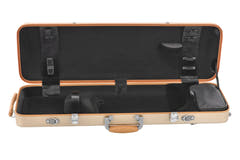 GEWA Polycarbonate violinkasse 1/2-4/4, guld