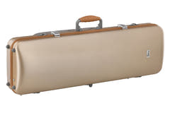 GEWA Polycarbonate violinkasse 1/2-4/4, guld