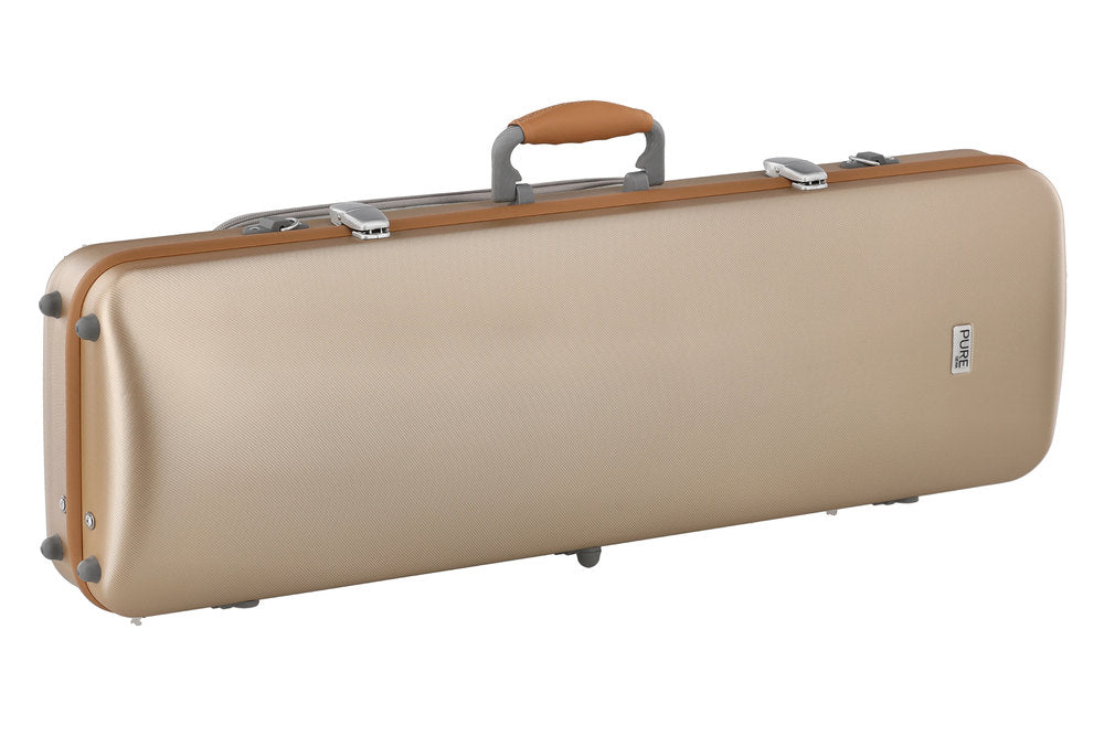 GEWA Polycarbonate violinkasse 1/2-4/4, guld