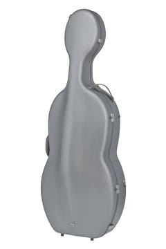 GEWA Polycarbonate cellokasse 4/4, sølv