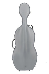 GEWA Polycarbonate cellokasse 4/4, sølv
