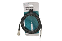 GEWA Basic Line instrumentkabel 3 m, mono-jack til XLR-han