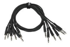 GEWA Basic Line patchkabel 0,9 m, lige mono-jack, 6 stk.