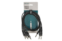 GEWA Basic Line patchkabel 0,9 m, lige mono-jack, 6 stk.