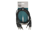 GEWA Basic Line patchkabel 0,9 m, lige mono-jack, 6 stk.