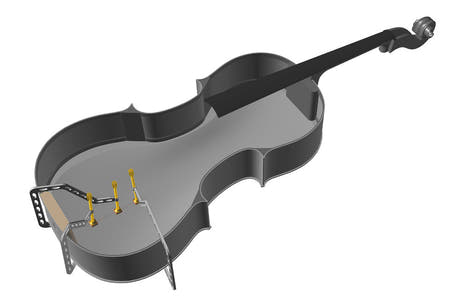 GEWA reparationsklemme Over the Ribs, dybde 420 mm, åbning 51 mm