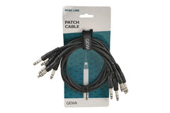 GEWA Basic Line patchkabel 0,6 m, lige stereo-jack, 6 stk.