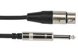 GEWA Pro Line mikrofonkabel 9 m, XLR-hun til mono-jack