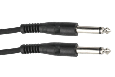 GEWA Basic Line patchkabel 0,1 m, lige mono-jack, 6 stk.