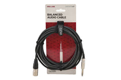 GEWA Pro Line balanceret kabel 6 m, stereo-jack til XLR-han