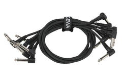 GEWA Basic Line patchkabel 0,6 m, vinklet mono-jack, 6 stk.