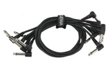 GEWA Basic Line patchkabel 0,6 m, vinklet mono-jack, 6 stk.