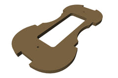 GEWA form til zargekransen, Guarneri Kochanski 1741, violin