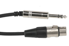 GEWA Pro Line balanceret kabel 3 m, stereo-jack til XLR-hun