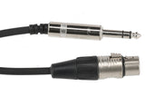 GEWA Pro Line balanceret kabel 3 m, stereo-jack til XLR-hun