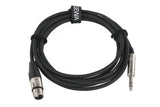 GEWA Pro Line balanceret kabel 3 m, stereo-jack til XLR-hun