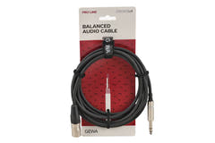 GEWA Pro Line balanceret kabel 3 m, stereo-jack til XLR-han