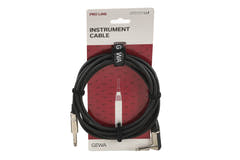 GEWA Pro Line instrumentkabel 3 m, lige til vinklet jack