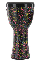 GEWA Liberty Series Nestable djembe 12", motiv Crazy Neon