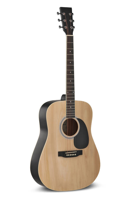 VGS Cataluna western guitar, natur, med gig bag