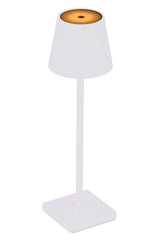GEWA PL-48 klaverlampe med 48 LED og batteri, hvid mat