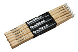 Vater Goodwood 2B trommestikker, hickory 2. sortering, nylonspids