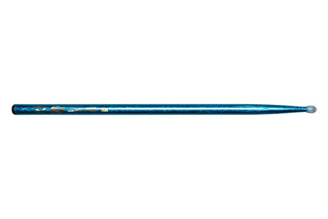 Vater Color Wrap 5A Blue Sparkle trommestikker, hickory, nylonspids