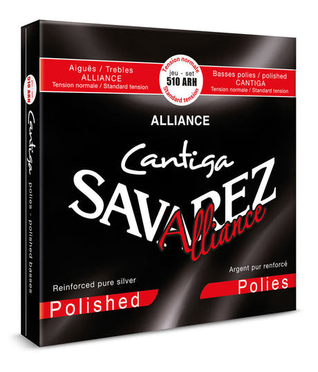 Savarez 515RH5 Alliance Cantiga A5 poleret basstreng, normal tension