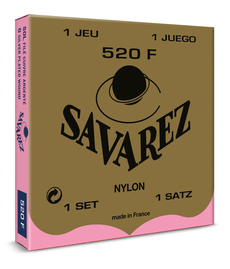 Savarez 529R omviklet G3-streng til klassisk guitar, 520F