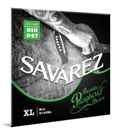 Savarez A140XL Acoustic Phosphor Bronze, extra light .010 til .047