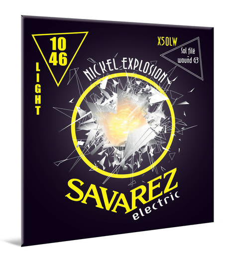 Savarez X50LW Nickel Explosion, light .010 til .046 med omviklet G