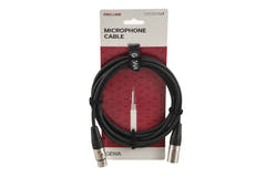 GEWA Pro Line mikrofonkabel 3 m, XLR-hun til XLR-han