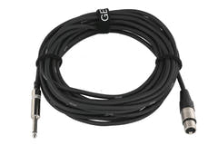 GEWA Pro Line mikrofonkabel 9 m, XLR-hun til mono-jack