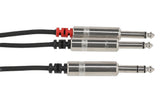 GEWA Pro Line insert-kabel 1,5 m, stereo-jack til 2 x mono-jack