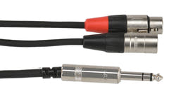 GEWA Pro Line insert-kabel 3 m, stereo-jack til XLR-han og XLR-hun