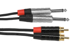 GEWA Pro Line dobbeltkabel 1,5 m, 2 x jack til 2 x cinch