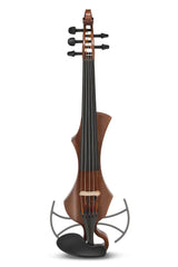GEWA Novita 3.0 el-violin, 5 strenge, guldbrun