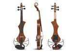 GEWA Novita 3.0 el-violin, 4 strenge, guldbrun