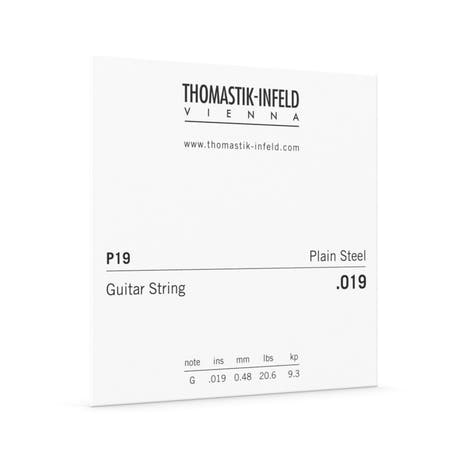 Thomastik-Infeld P19 elguitarstreng .019, blank messingbelagt stål