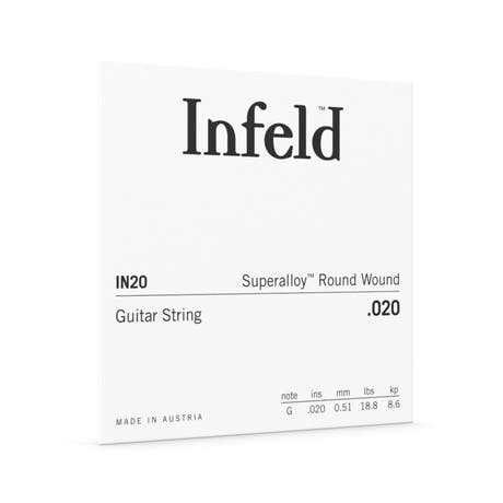 Thomastik-Infeld Superalloy elguitarstreng .020w, roundwound (IN20)