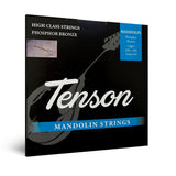 Tenson Phosphor Bronze mandolinstrenge .010-.034, loop end