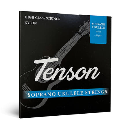 Tenson ukulelestrenge i sort nylon, sopran og koncert