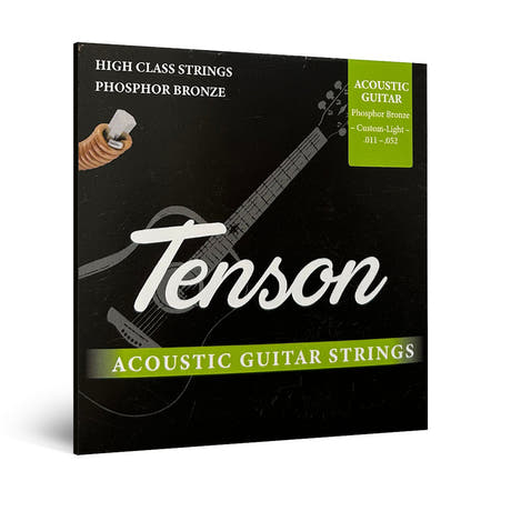 Tenson Phosphor Bronze westernstrenge .011-.052, Custom Light