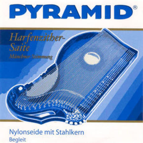 Pyramid 604/42 strengesæt til harpeciter, 42 strenge, nylon