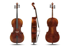 GEWA Sonata Europa Deluxe cello 4/4, sat op, massarandubabue, taske