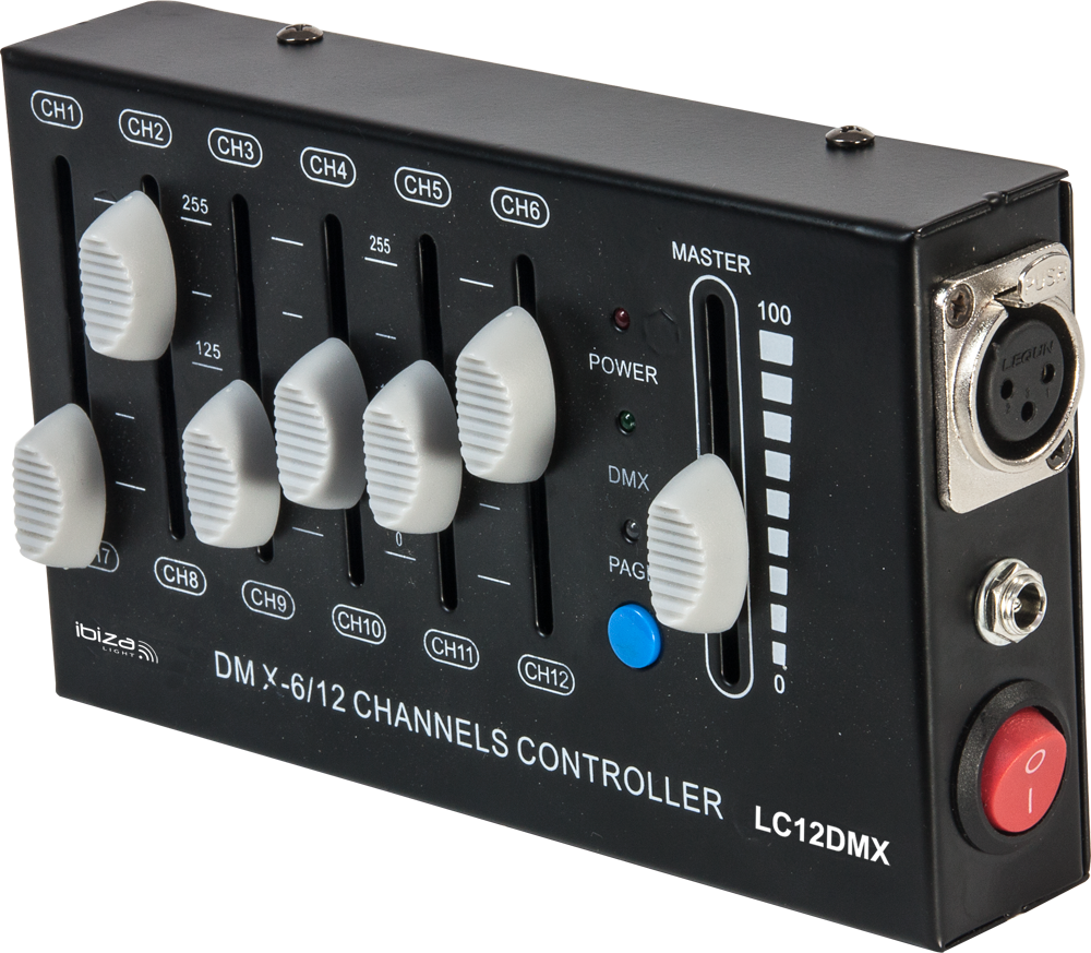 Ibiza 12-Kanals DMX Controller